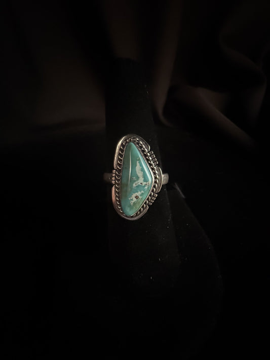 Turquoise/Sterling Silver Ring (Size 8)