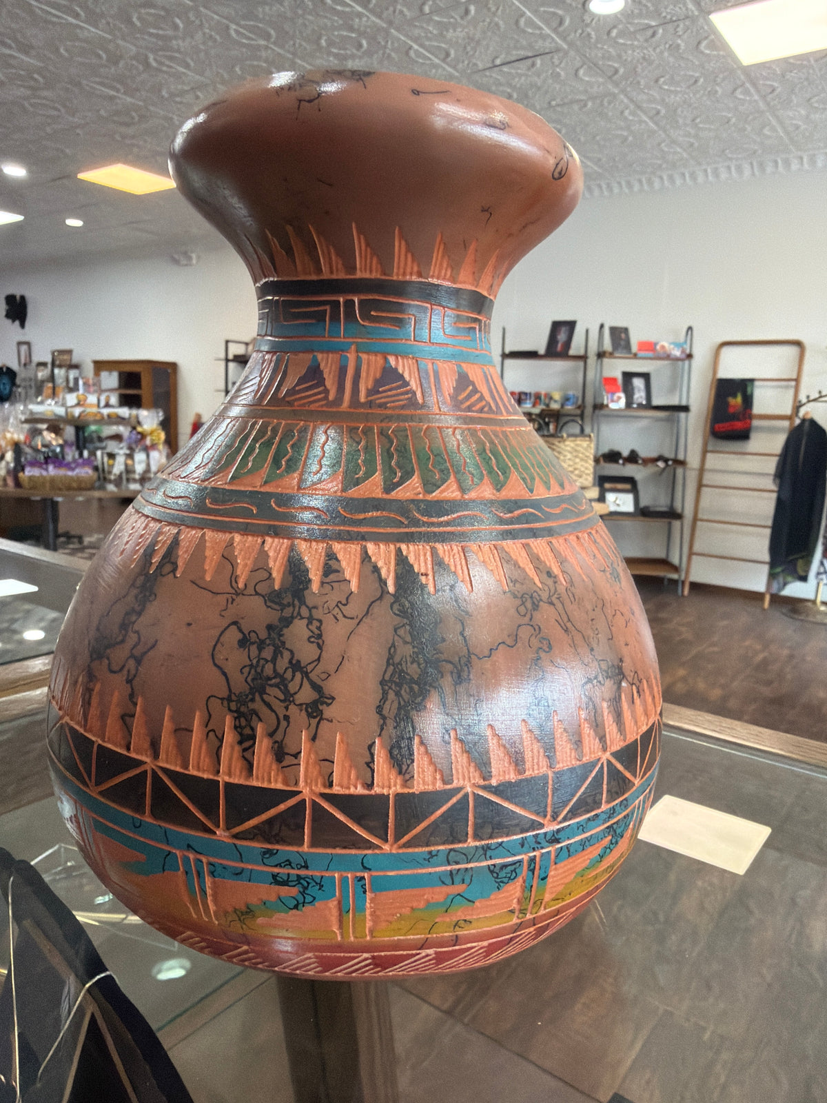 Pottery by Valarie Pete (Navajo)