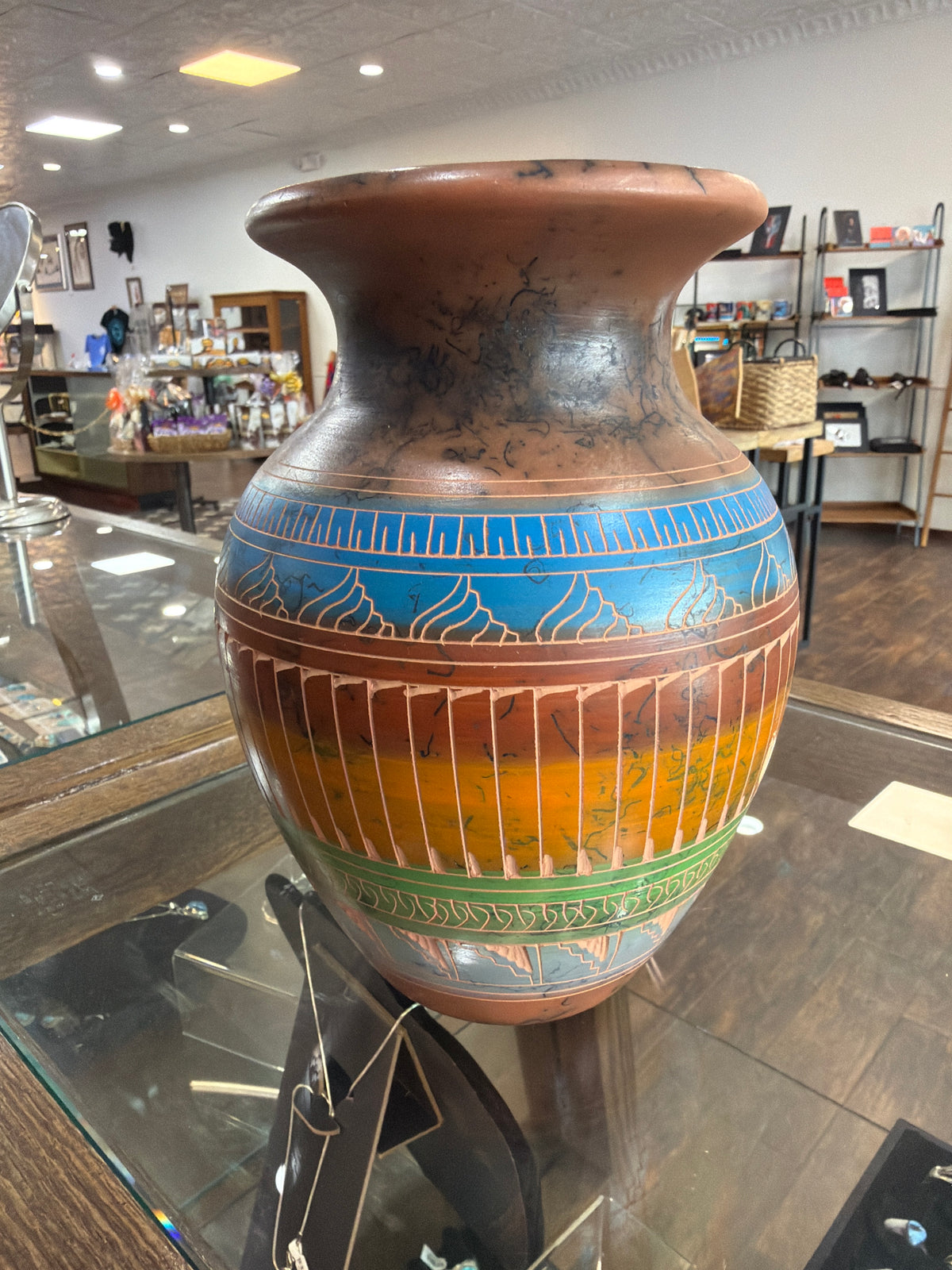 Pottery by Valerie Pete (Navajo)