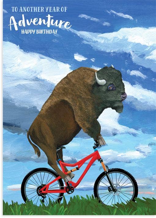 Buffalo Birthday Card