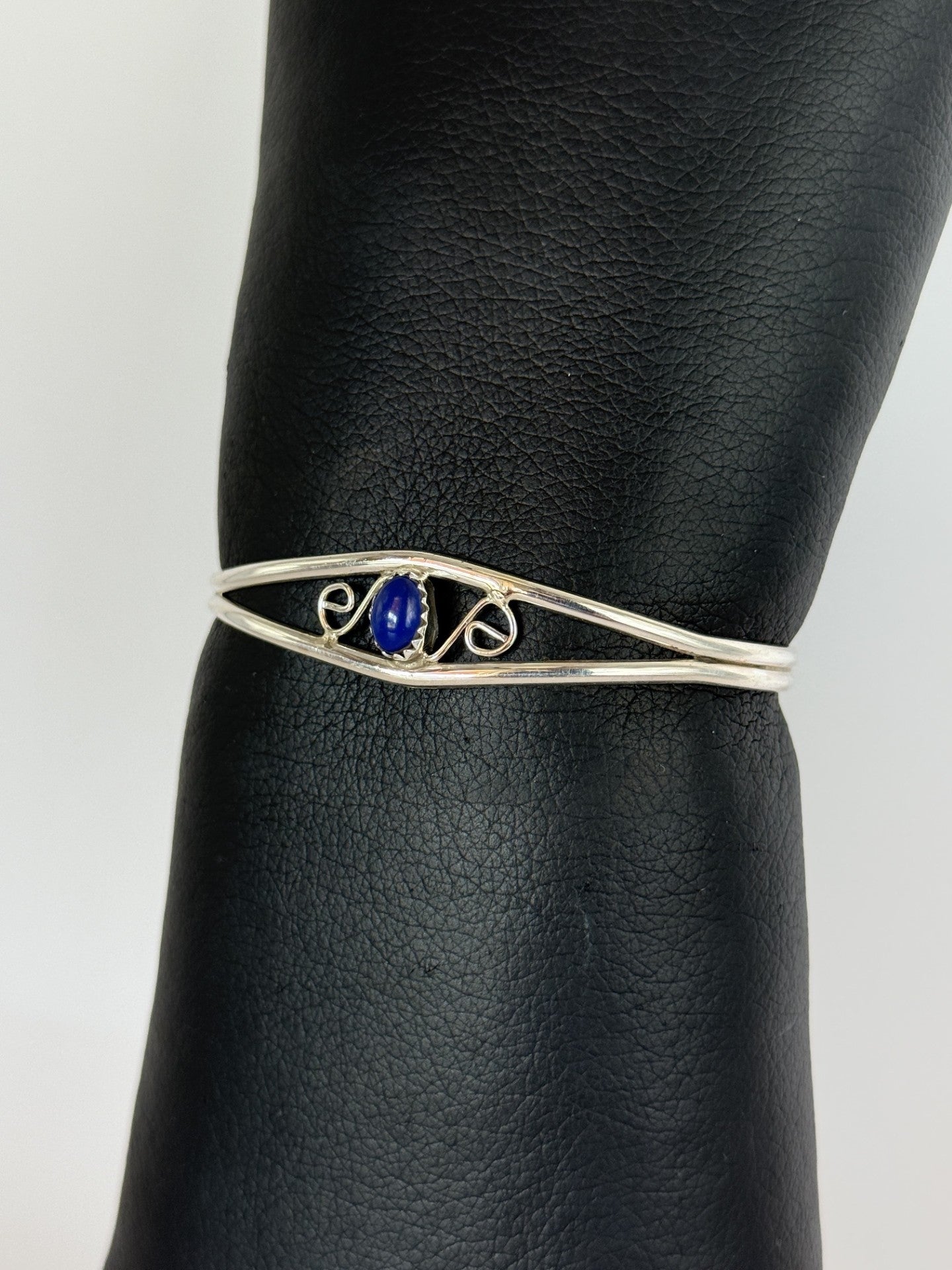 Lapis Lazuli & Sterling Silver Bracelet