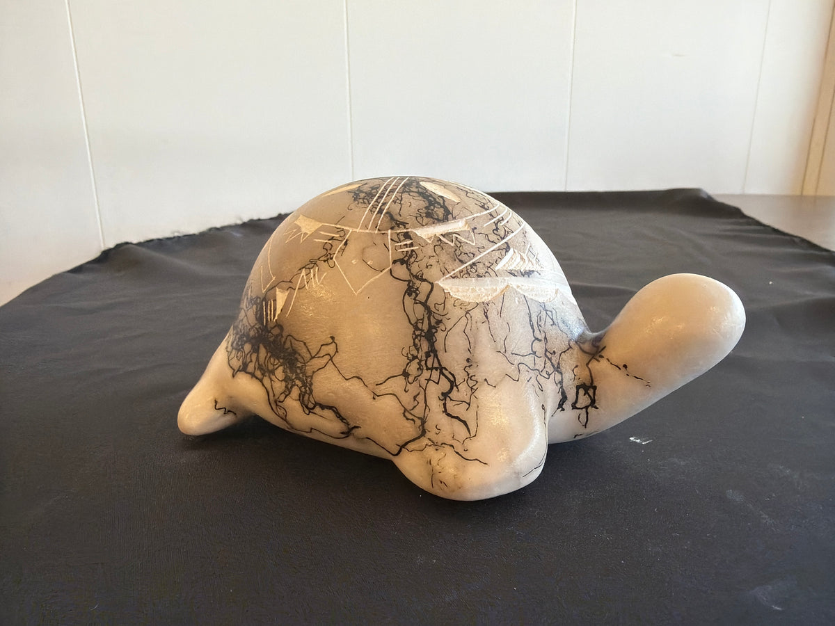 Horsehair Pottery - Turtle