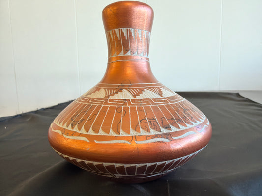 Horsehair Pottery - Copper