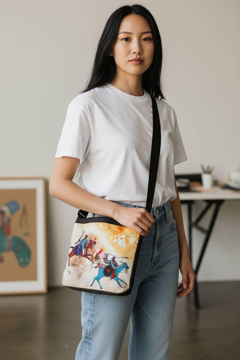 Legends We Ride Crossbody canvas bag