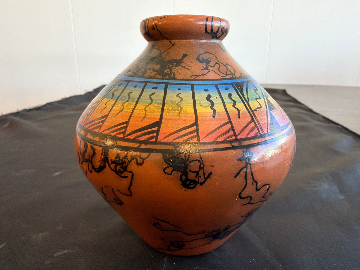 Horsehair Pottery - Peacock