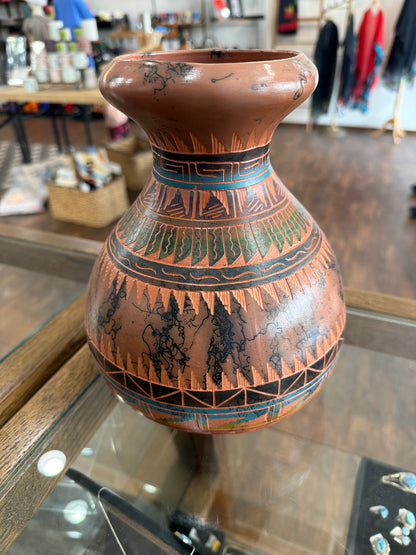 Pottery by Valarie Pete (Navajo)