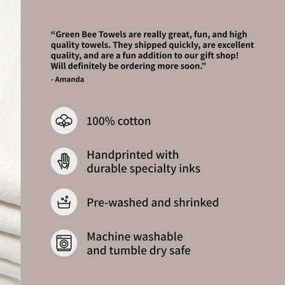Horse Kitchen Towel | Tea Towels | Flour Sack Dish Towels: Black