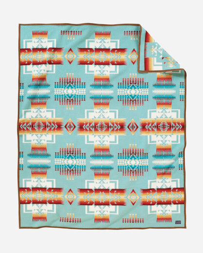 Chief Joseph Jacquard Robe Aqua