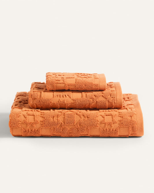 Pendleton Sculpted Towel Collection - Persimmon