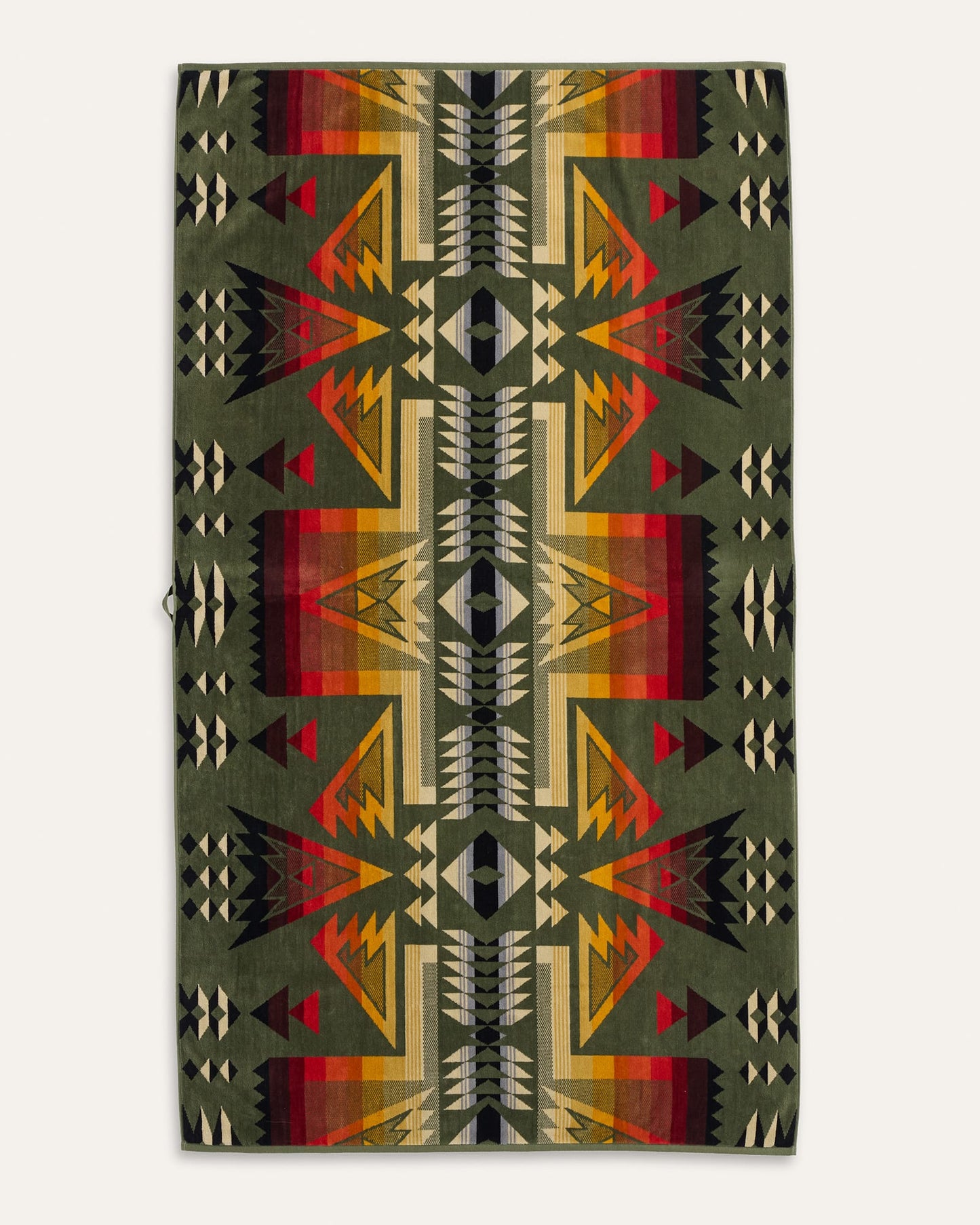 Pendleton Ponderosa Spa Towel - Green Multi