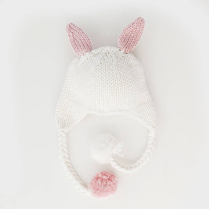 Hugbunny Pink Beanie Hat: M (6-24 Months)