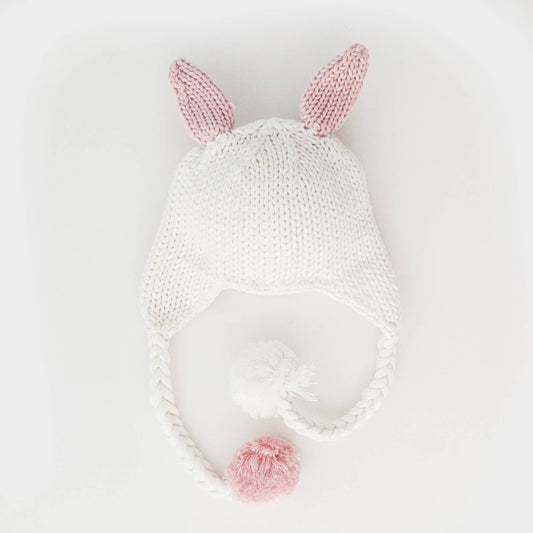 Hugbunny Pink Beanie Hat: L (2-6 Years)