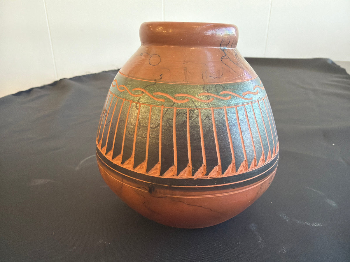 Horsehair Pottery - C. Benally (Navajo)