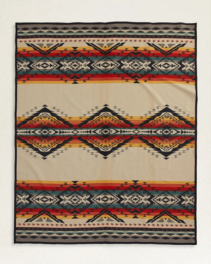 Pendleton Jacquard Unnapped Robe Blanket Bridge Creek