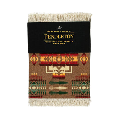 4 Pc CoasterRug Set Pendleton Chief Joseph Khaki
