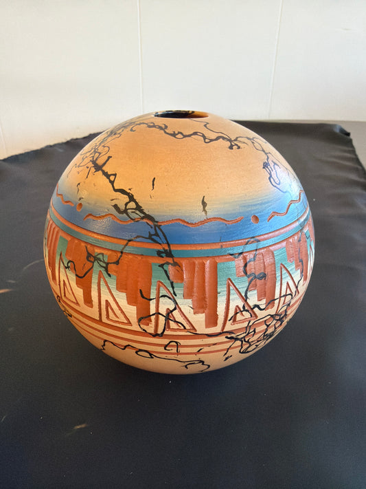 Horsehair Pottery - Ronald S. (Navajo)