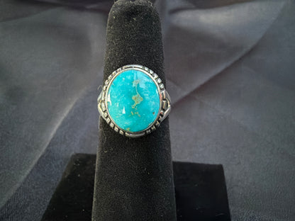 Turquoise/Sterling Silver Ring (Size 5)