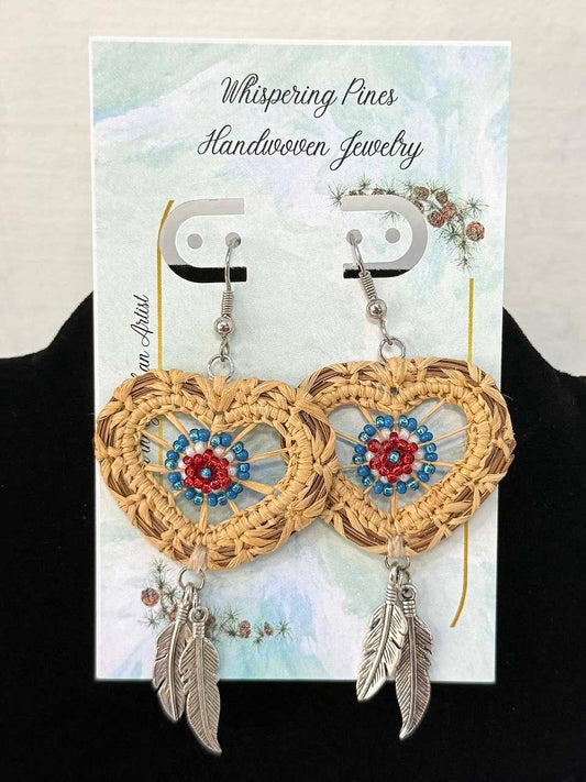 Whispering Pines Handwoven Jewelry - Hearts