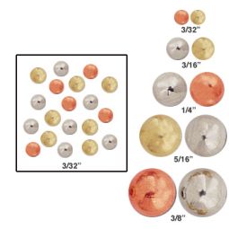 Brass Spacer Bead 3/8" (12)pack
