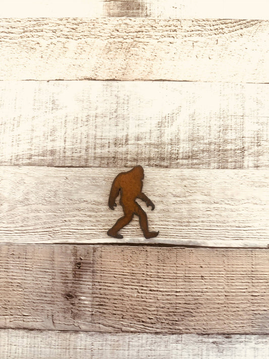 Bigfoot Mini Magnet Rustic