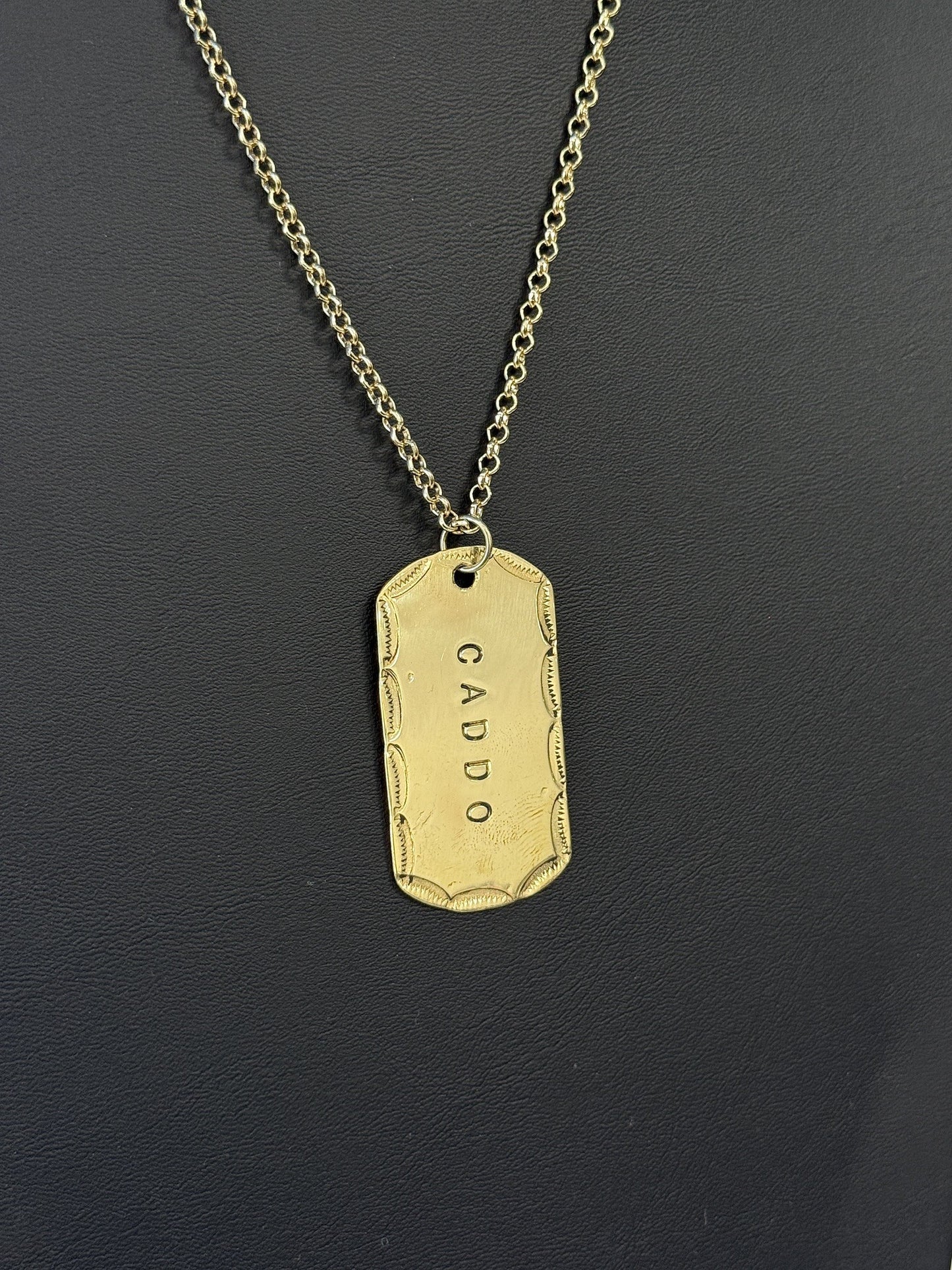 Tribal Dog Tag Necklaces