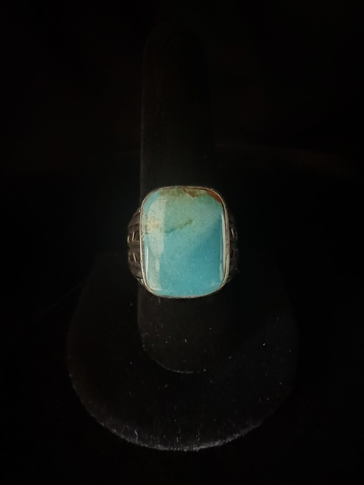 Turquoise/Sterling Silver Ring (Size 10)