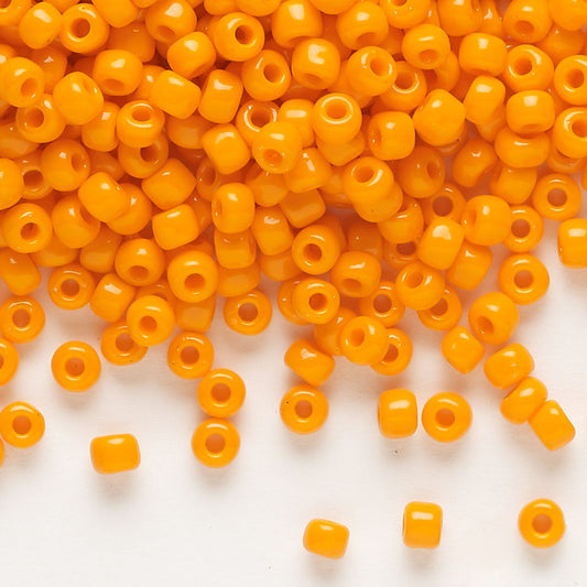 6/0 Seed Bead Opaque Orange