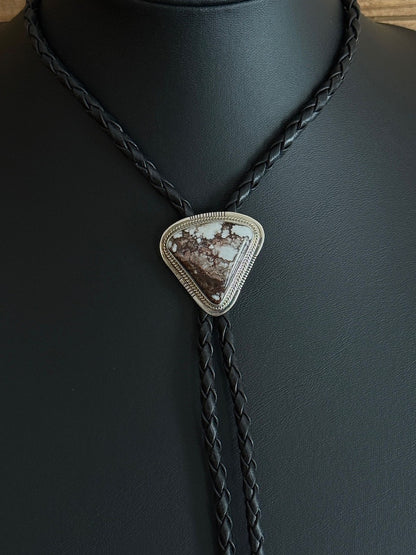 Wild Horse/Sterling Silver Bolo Tie