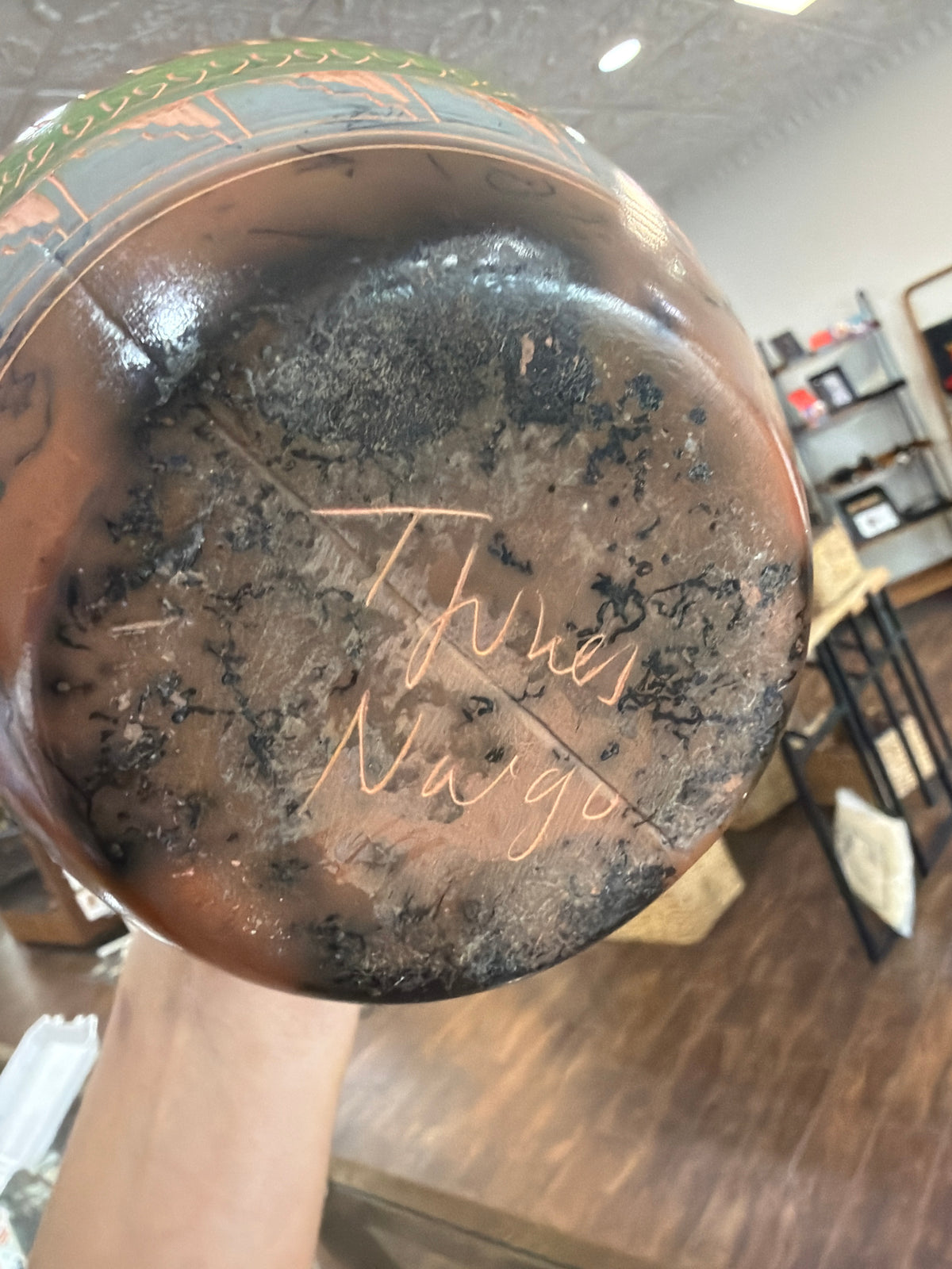Pottery by Valerie Pete (Navajo)