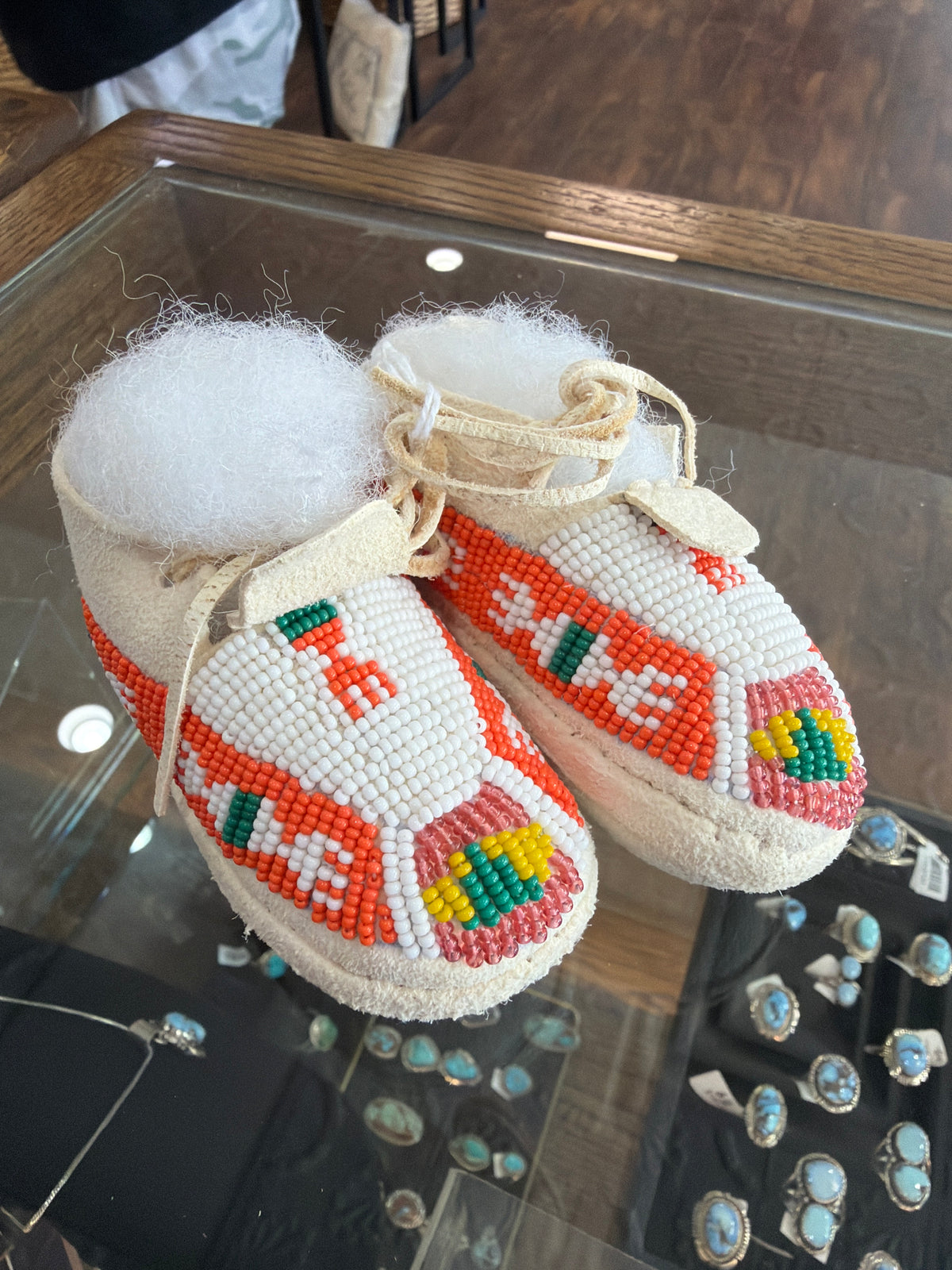 Fully Beaded Baby Moccasins