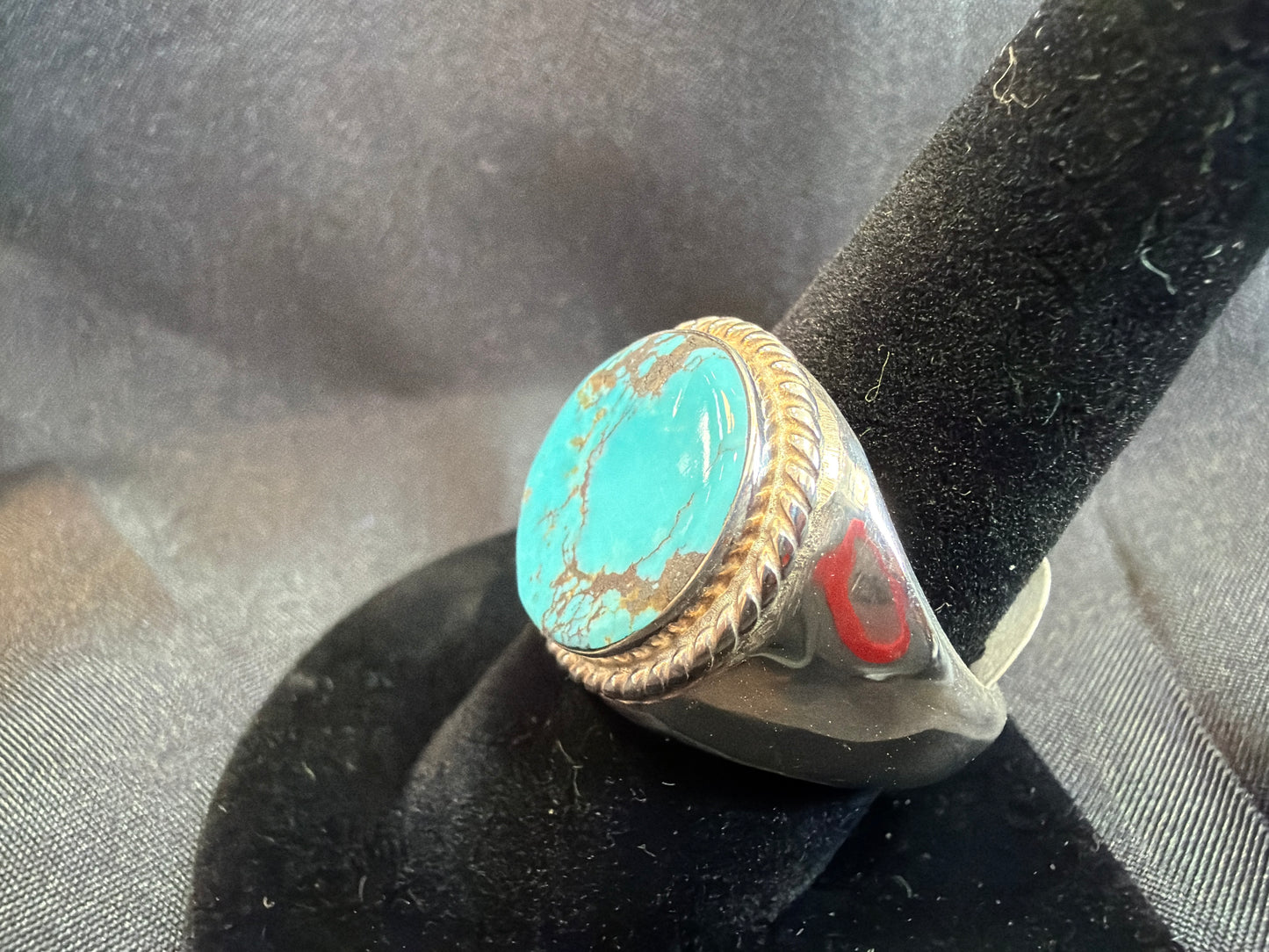 Turquoise/Sterling Silver Ring (Size 10 3/4)