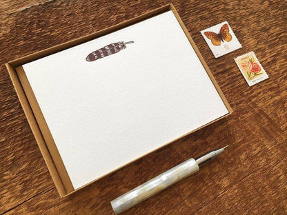 Feather Flat Notes (Boxed Set of 8)