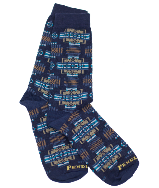 PENDLETON CHIEF JOSEPH CREW: BLUE/INDIGO / MD