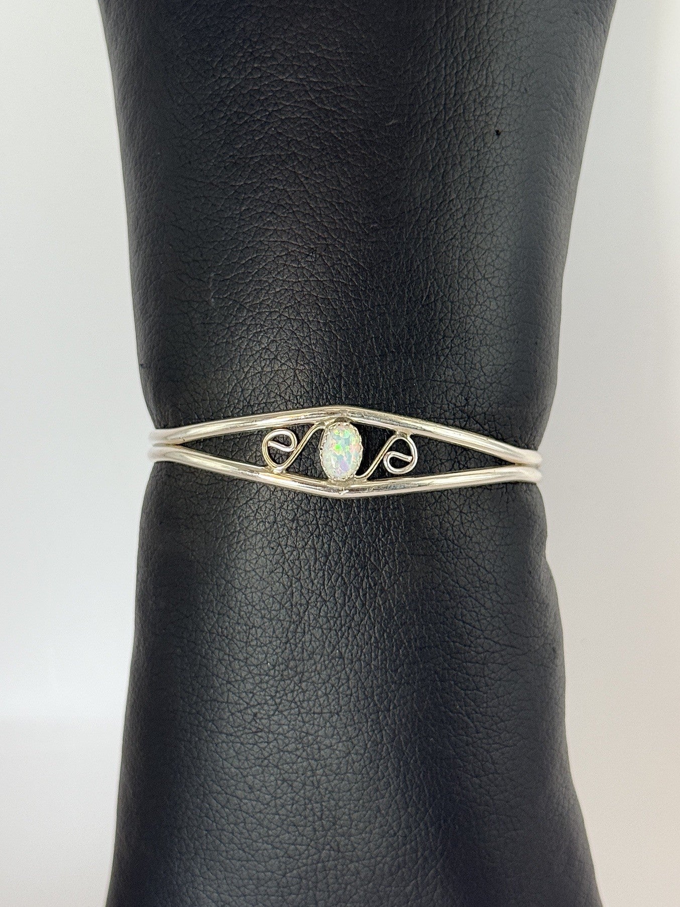 Opal & Sterling Silver Bracelet