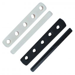 White Bone 5 Hole Spacer; Narrow
