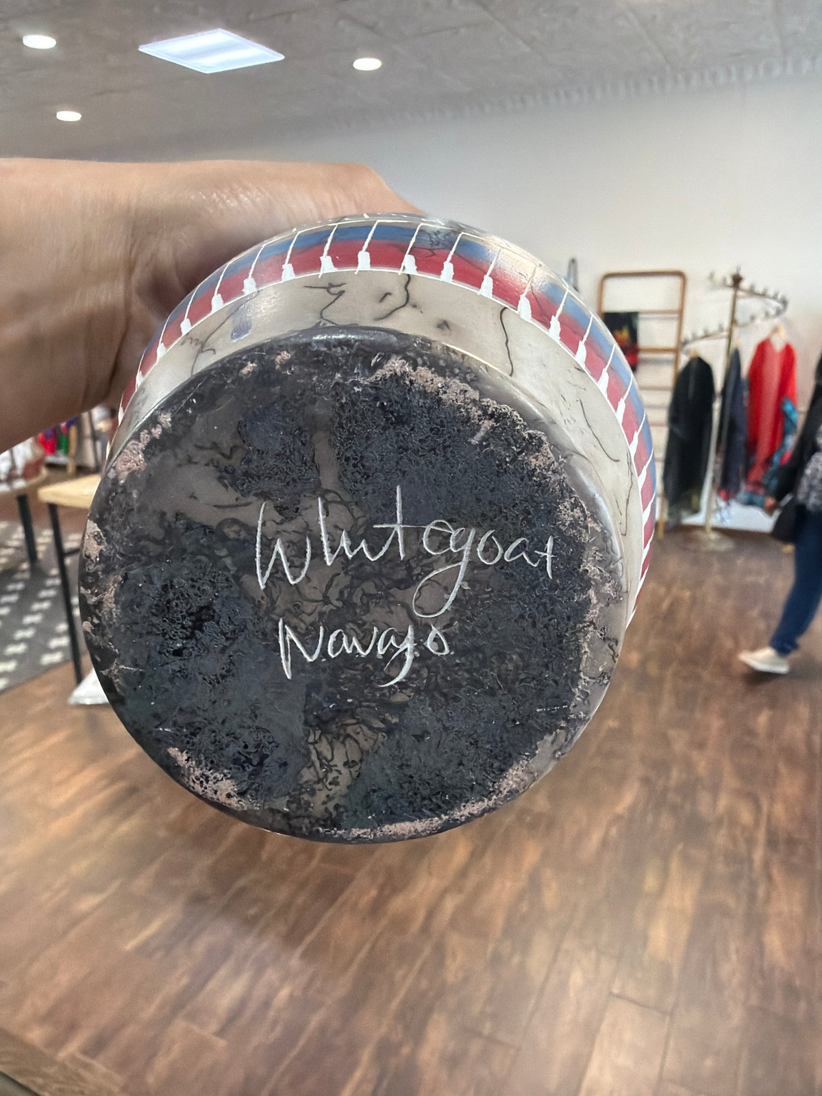 Pottery by Fannie Whitegoat (Navajo)