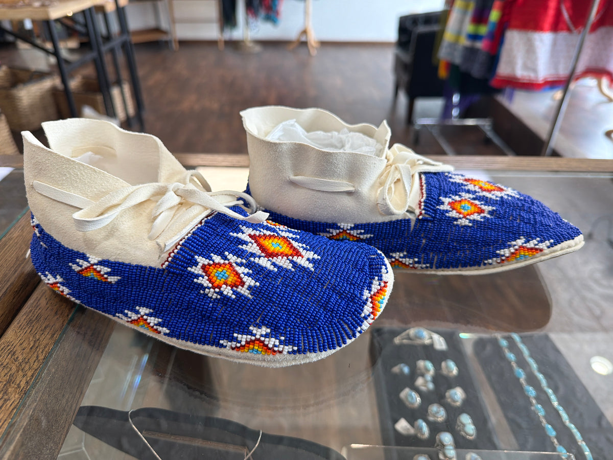 Fully Beaded Moccasins