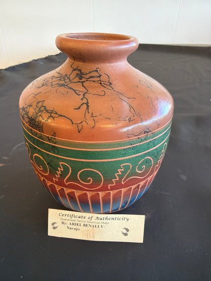 Horsehair Pottery - Ariel B. (Navajo)