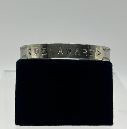 German Silver Tribe Name Bracelet