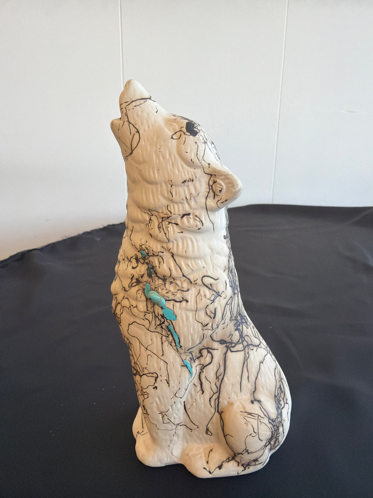 Horsehair Pottery - Wolf