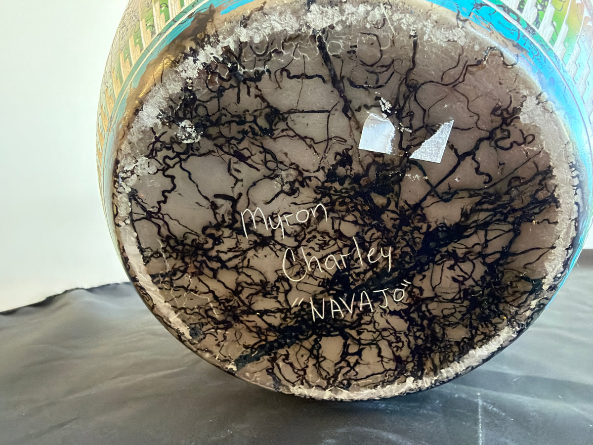 Horsehair Pottery- Mayron Charlie (Navajo)