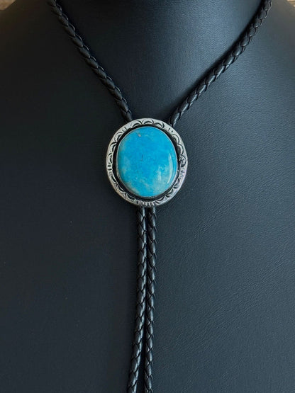 Turquoise/Sterling Silver Bolo Tie