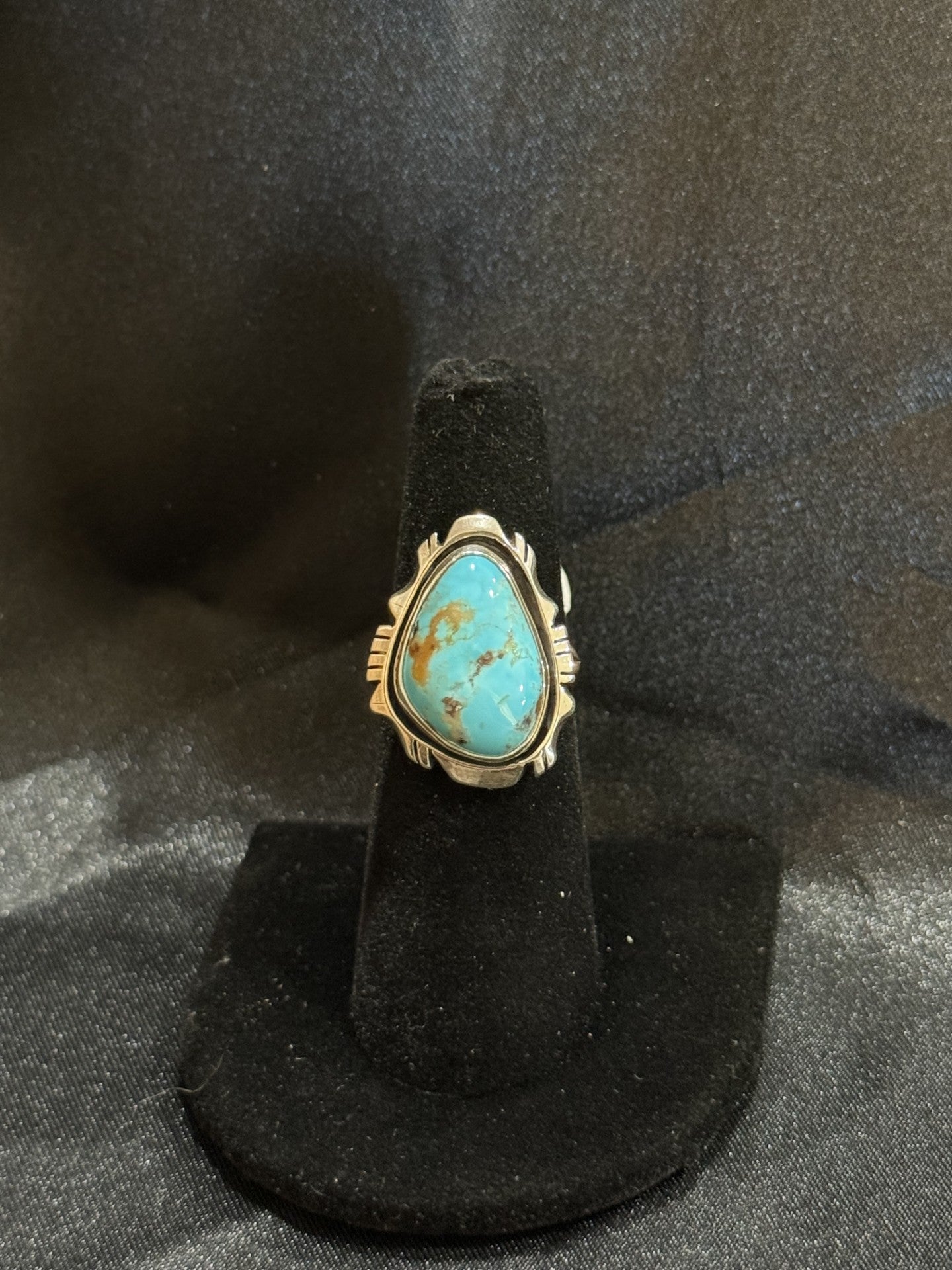 Turquoise/Sterling Silver Ring (Size 6)