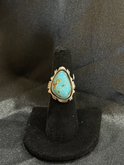 Turquoise/Sterling Silver Ring (Size 6)