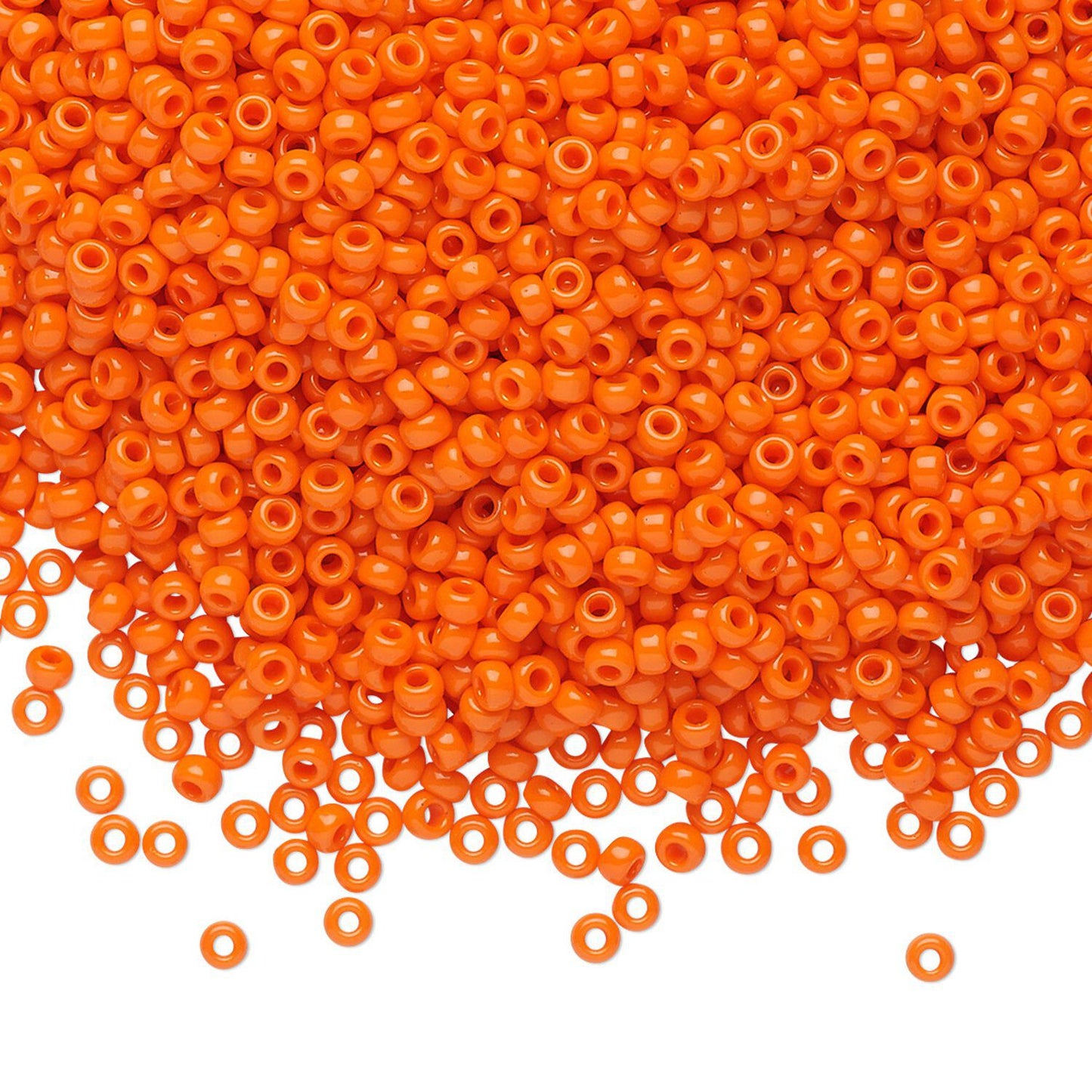 11 Seed Bead Opaque Orange