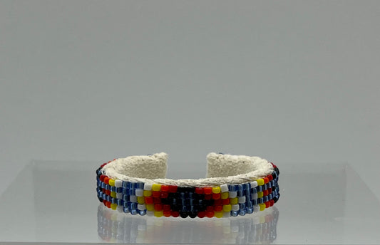 Beaded Baby Bracelet Transparent Blue