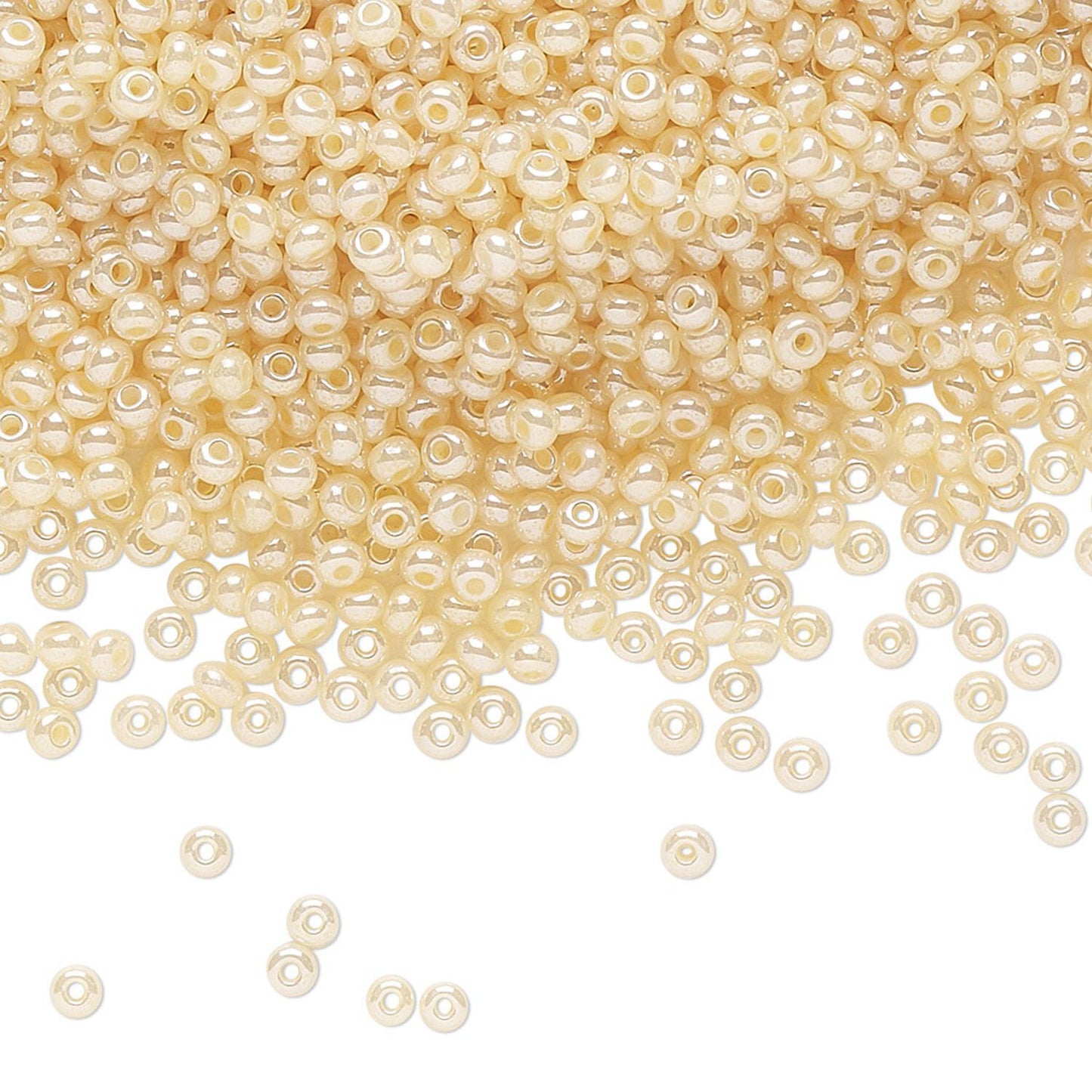 11 Seed Bead Cream Pearl Luster