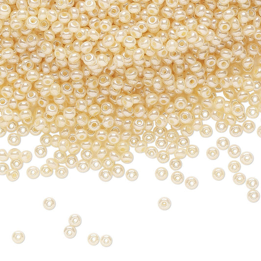 11 Seed Bead Cream Pearl Luster