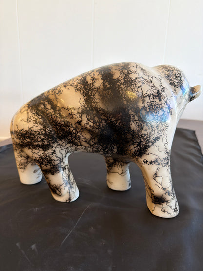 Horsehair Pottery - Buffalo/Village