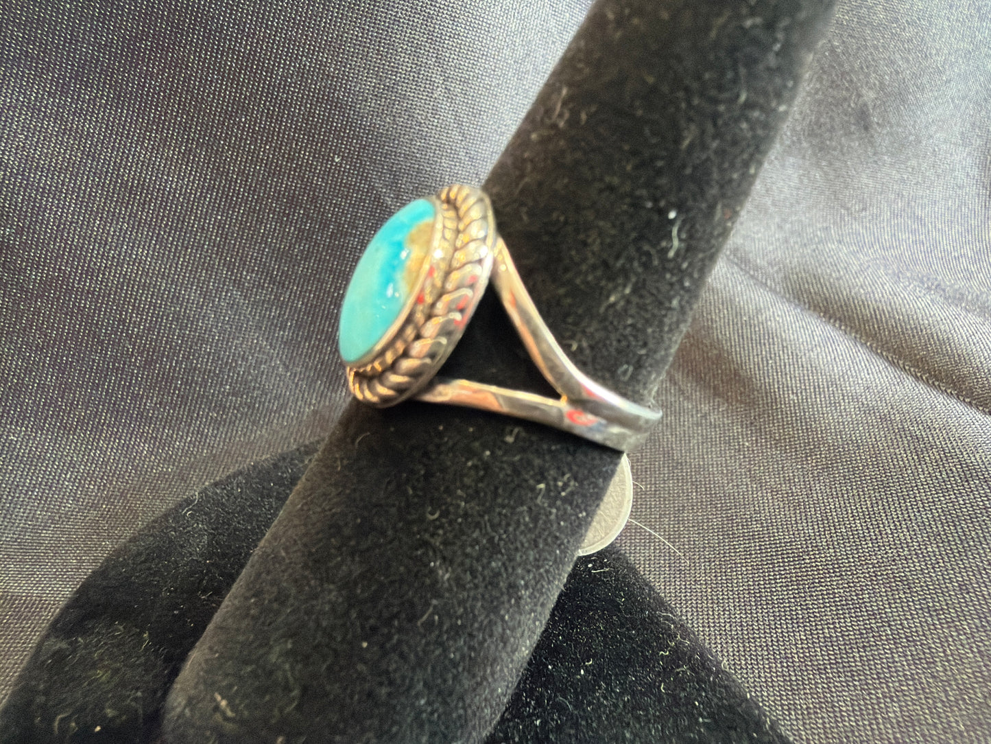Turquoise/Sterling Silver Ring (6 3/4)